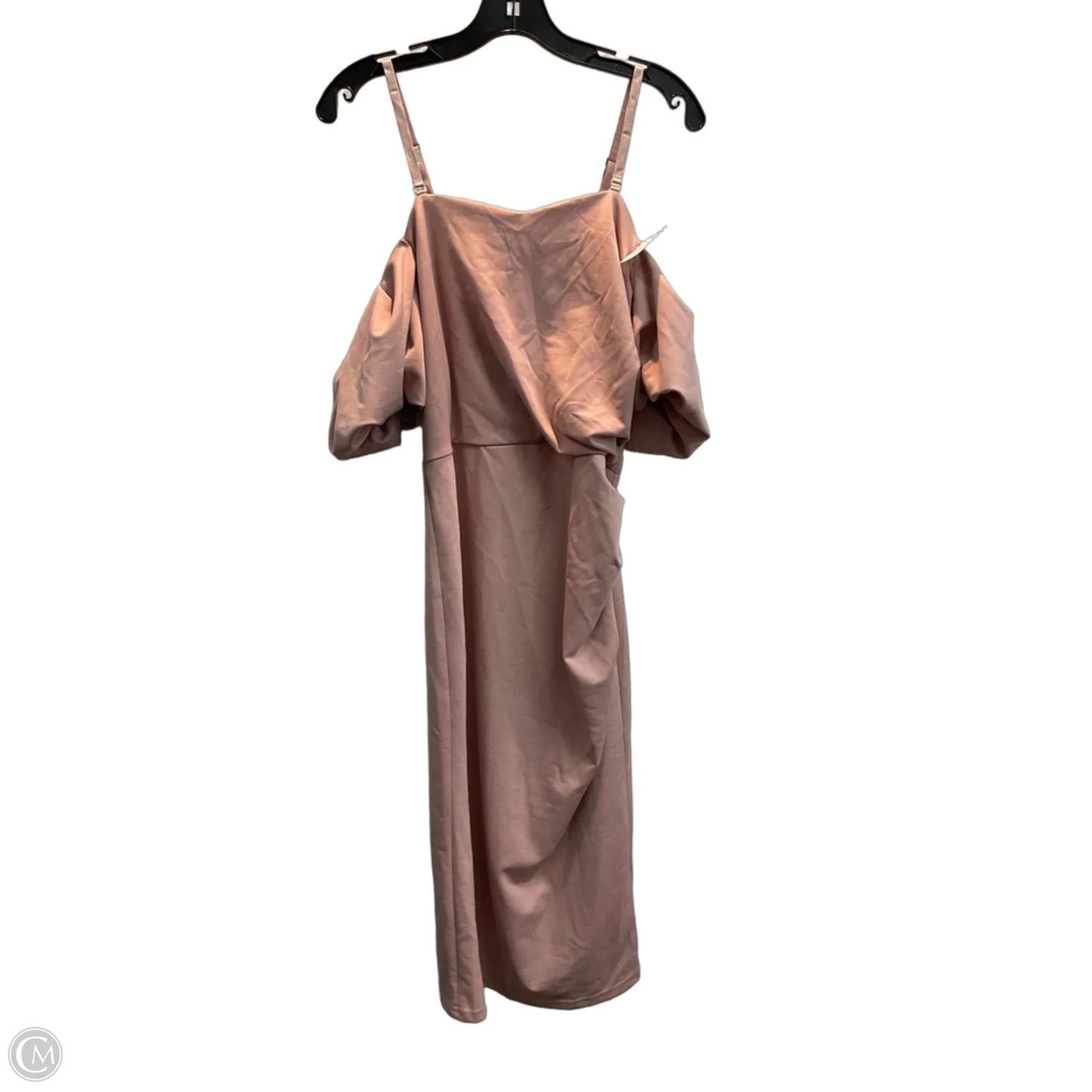 Dress Party Midi By Clothes Mentor In Pink, Size: L