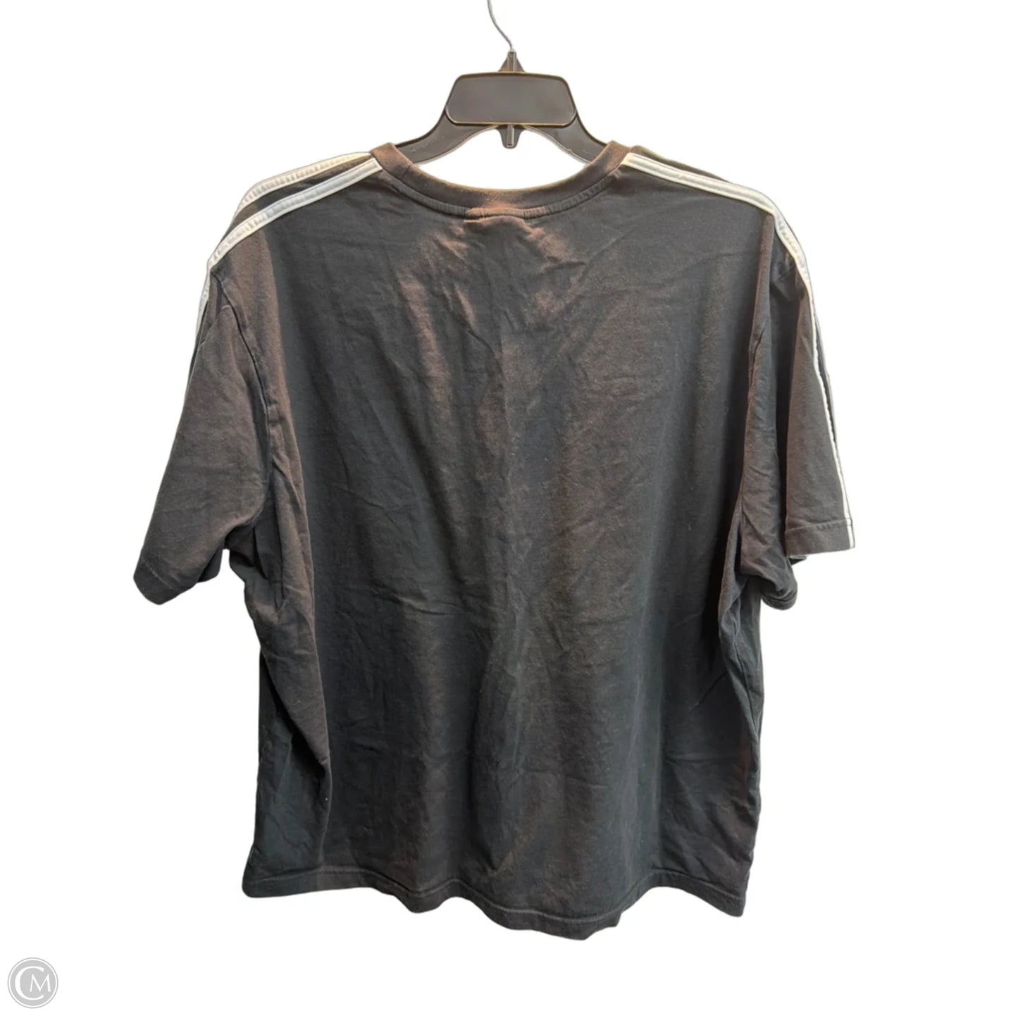 Top Short Sleeve Basic By Adidas In Black, Size: 4x