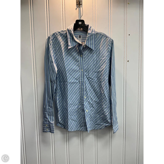 Top Long Sleeve By Gap In Striped Pattern, Size: M