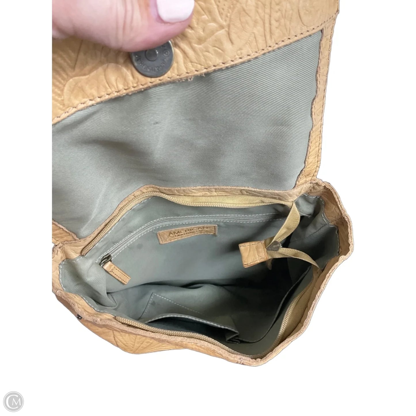 Backpack Leather By Cmc, Size: Medium