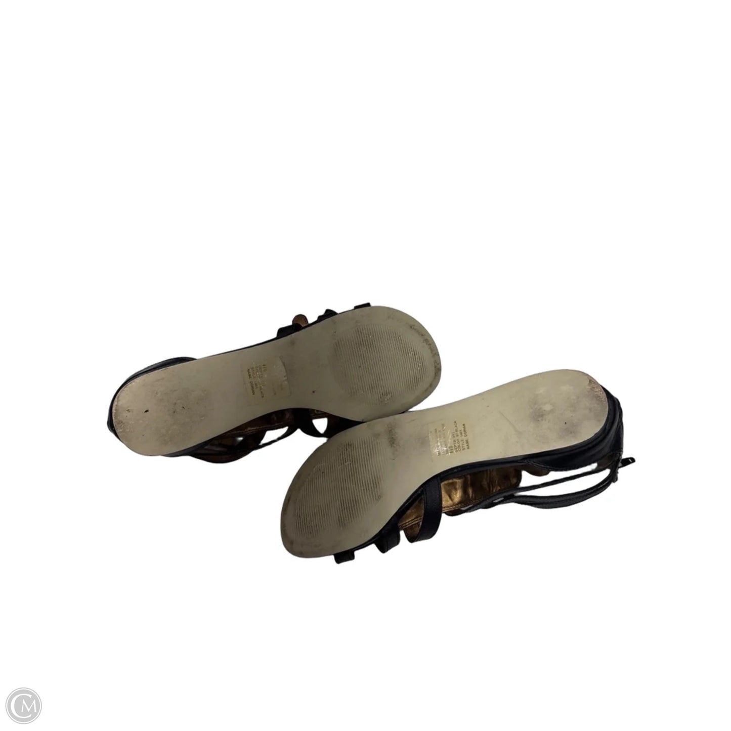 Sandals Flats By Bakers Shoes In Black, Size: 8.5