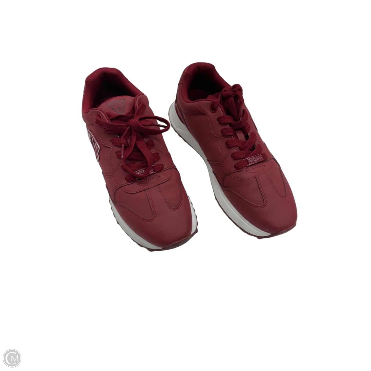 Shoes Sneakers By Guess In Red, Size: 10
