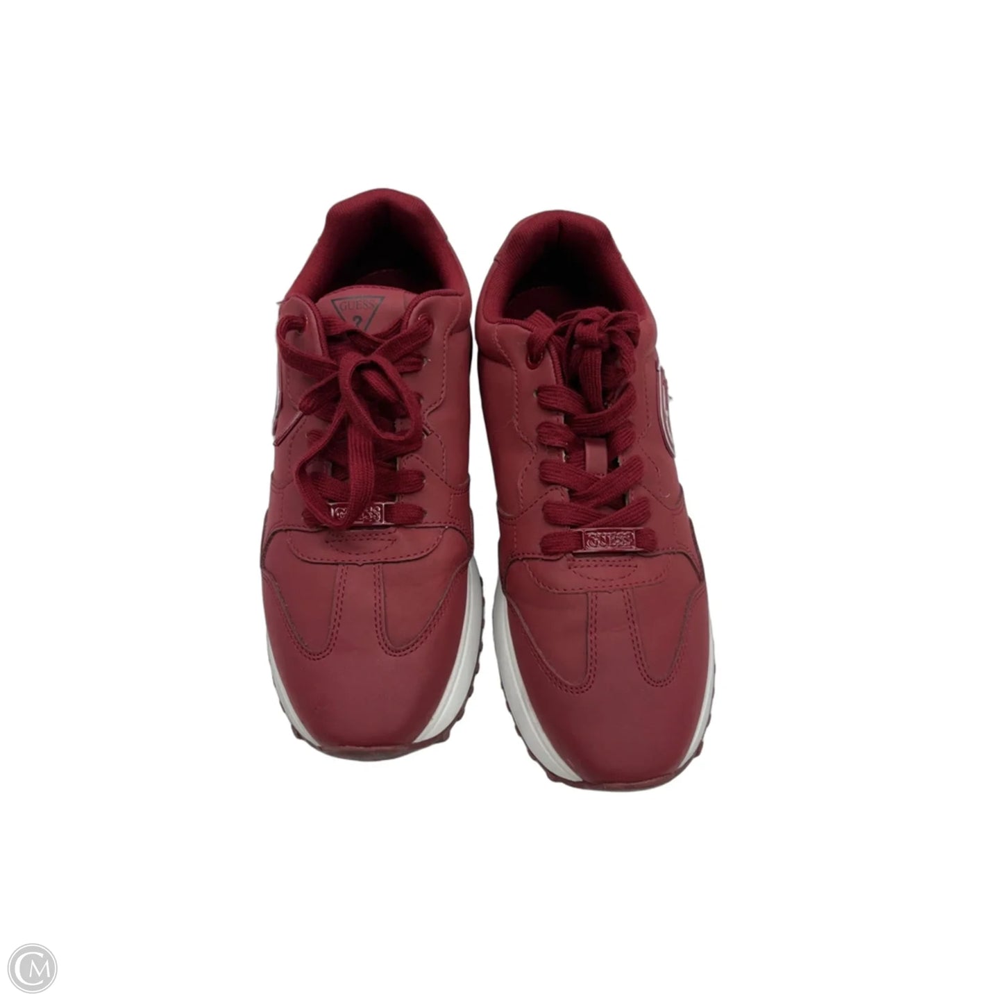 Shoes Sneakers By Guess In Red, Size: 10
