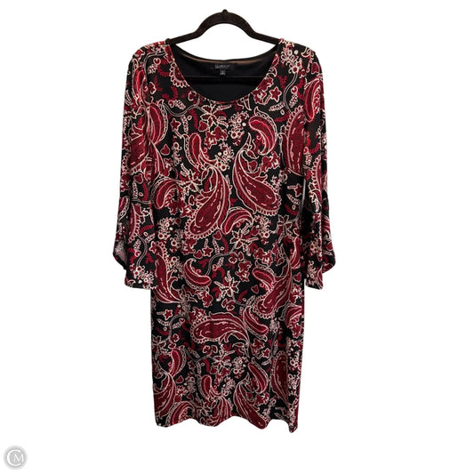 Dress Party Midi By Glamour In Paisley Print, Size: L