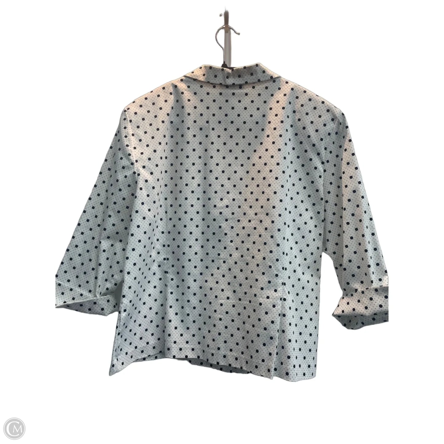 Blazer By Dressbarn In Polkadot Pattern, Size: L