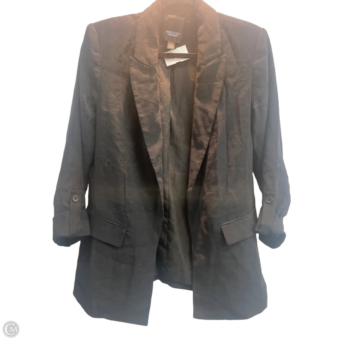 Blazer By Simply Vera In Black, Size: S