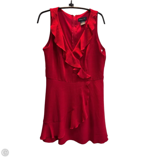 Dress Party Midi By Clothes Mentor In Red, Size: L