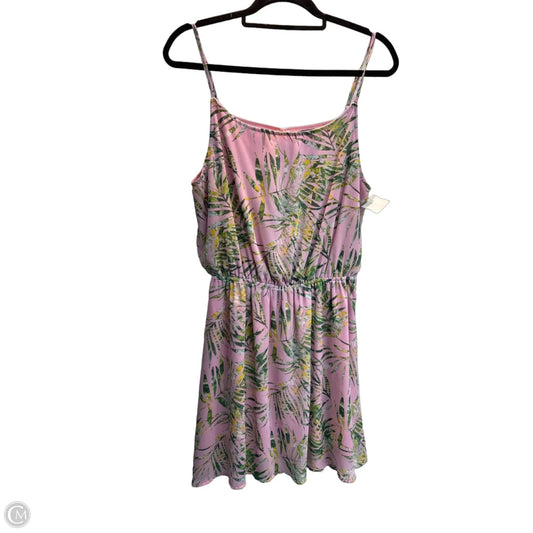Dress Party Midi By Staccato In Green & Pink, Size: M
