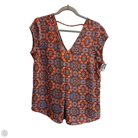 Top Short Sleeve By Dr2 In Multi-colored, Size: M