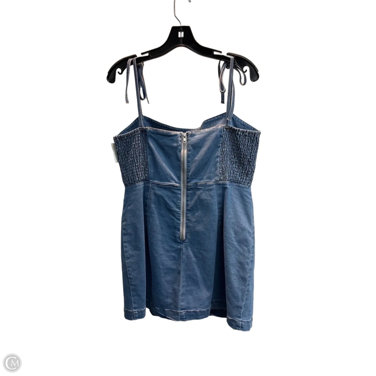 Dress Casual Short By Hyfve In Blue Denim, Size: L