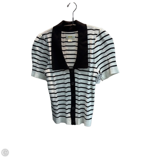 Top Short Sleeve By Maeve In Striped Pattern, Size: M