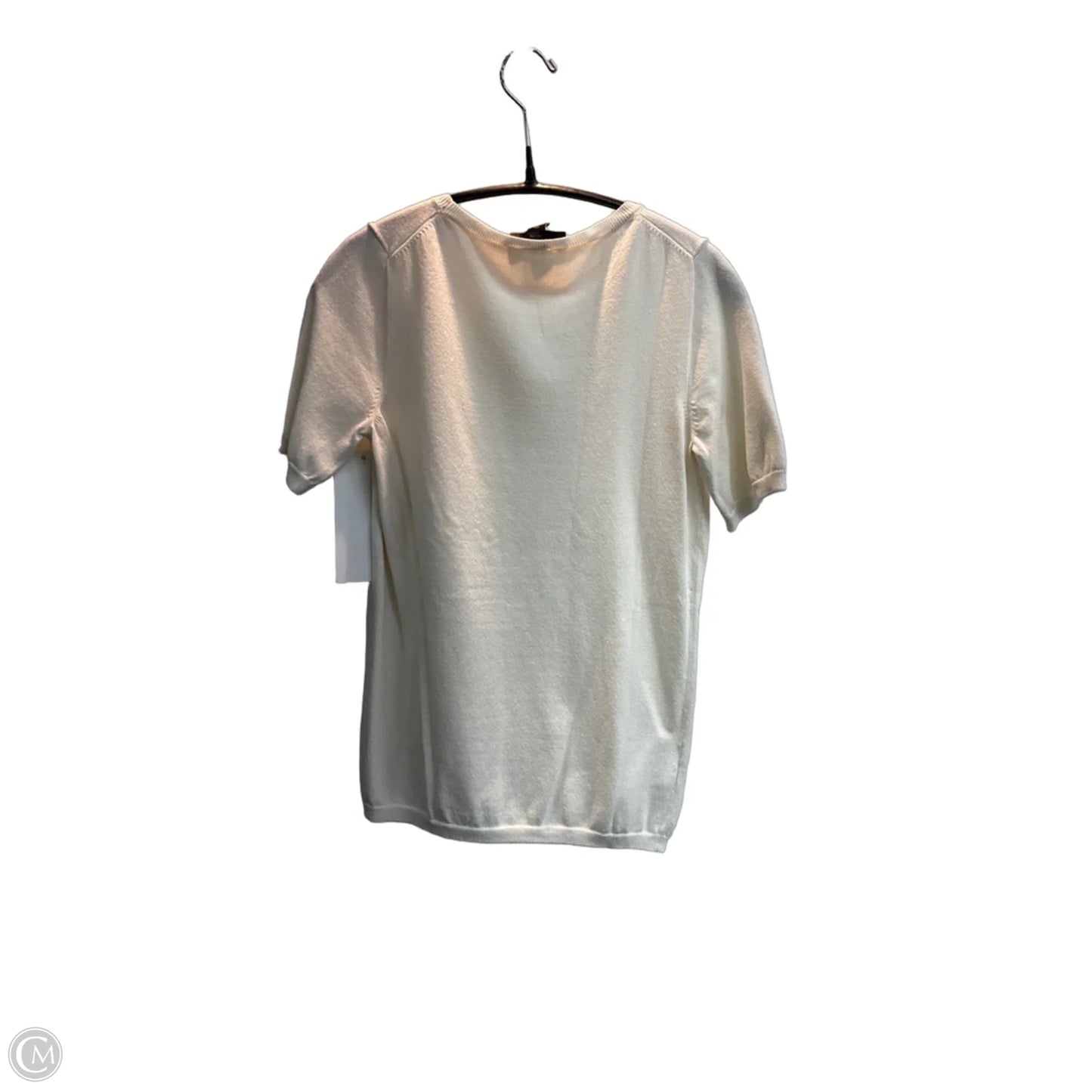 Top Short Sleeve Basic By Ann Taylor In White, Size: Xsp