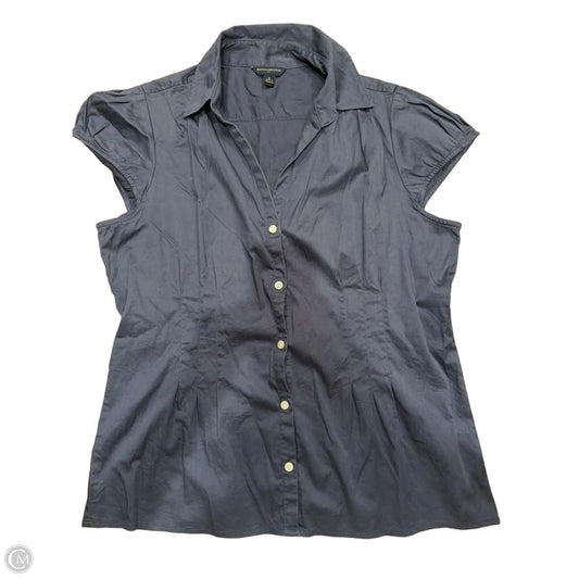 Top Short Sleeve By Banana Republic In Blue, Size: Xl