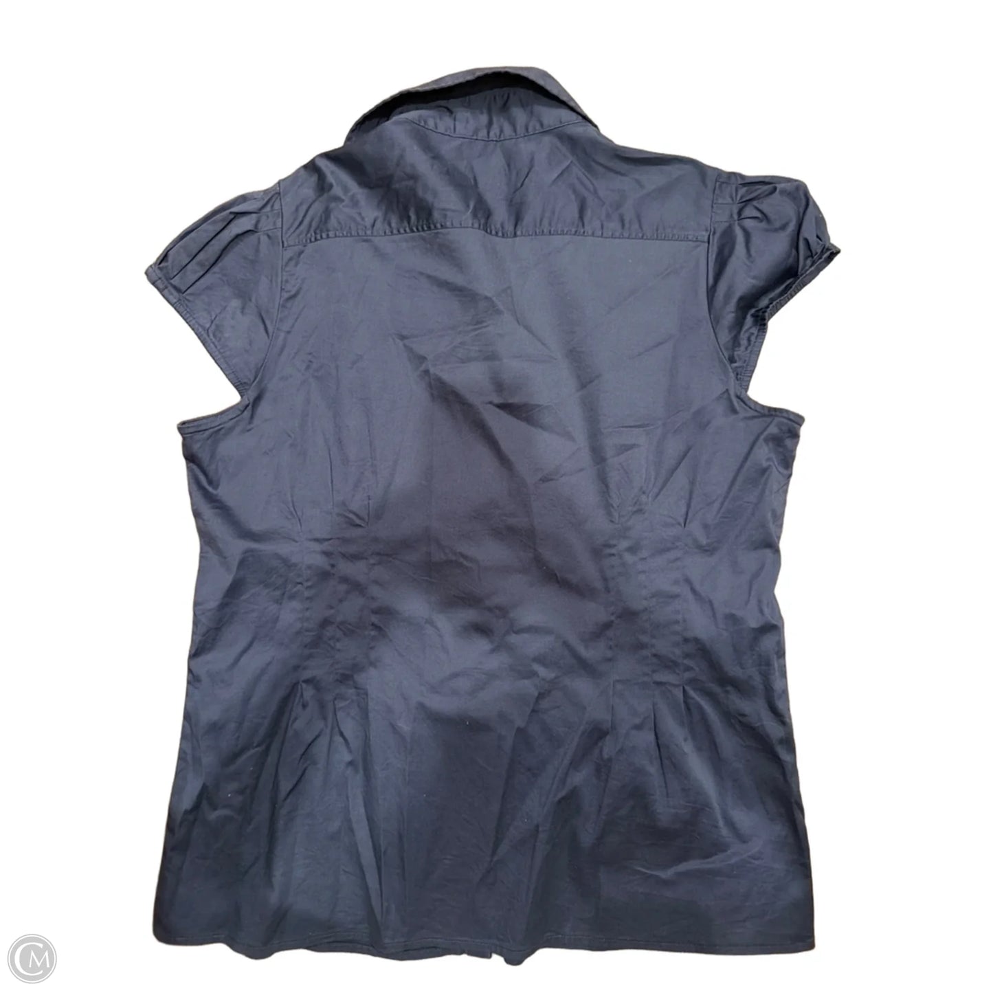 Top Short Sleeve By Banana Republic In Blue, Size: Xl
