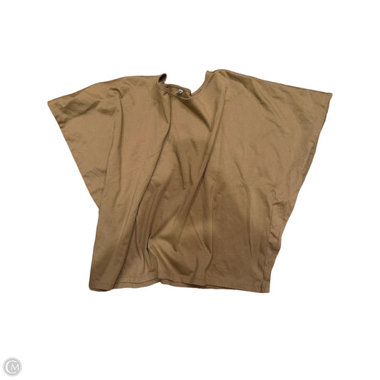 Top Short Sleeve Basic By Uniqlo In Brown, Size: Xl