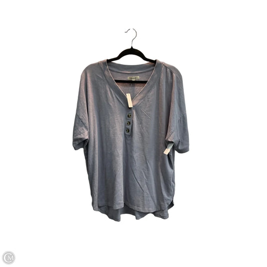 Top Short Sleeve By Madewell In Purple, Size: Xl