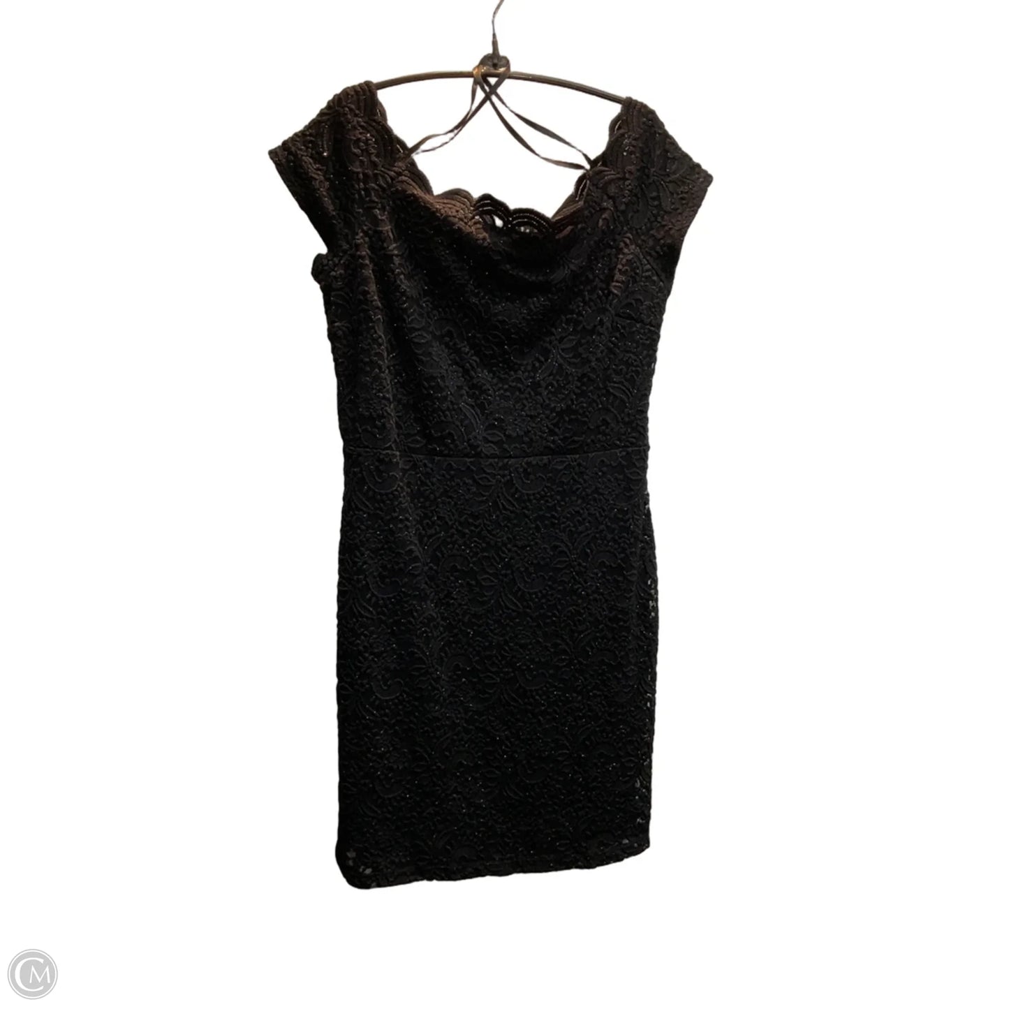 Dress Party Midi By Premier Amour In Black, Size: Xl