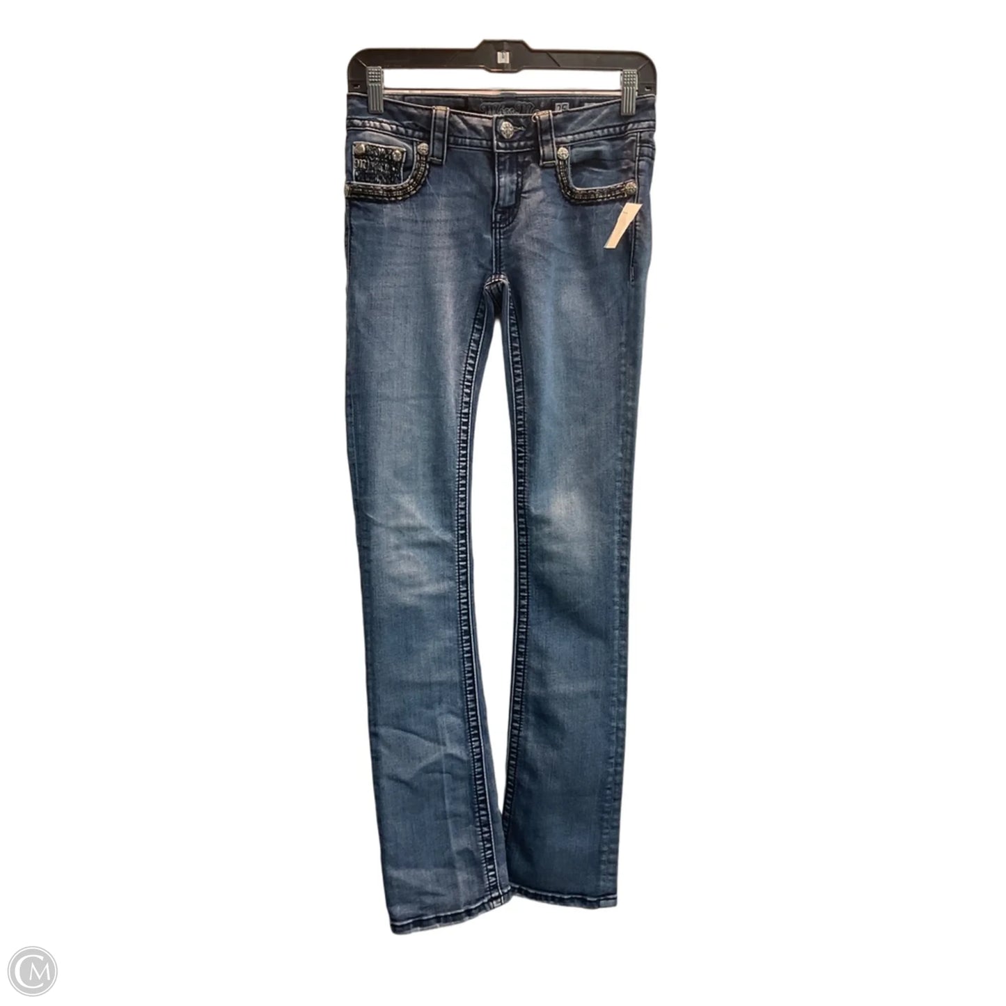Jeans Boot Cut By Miss Me In Blue, Size: 0