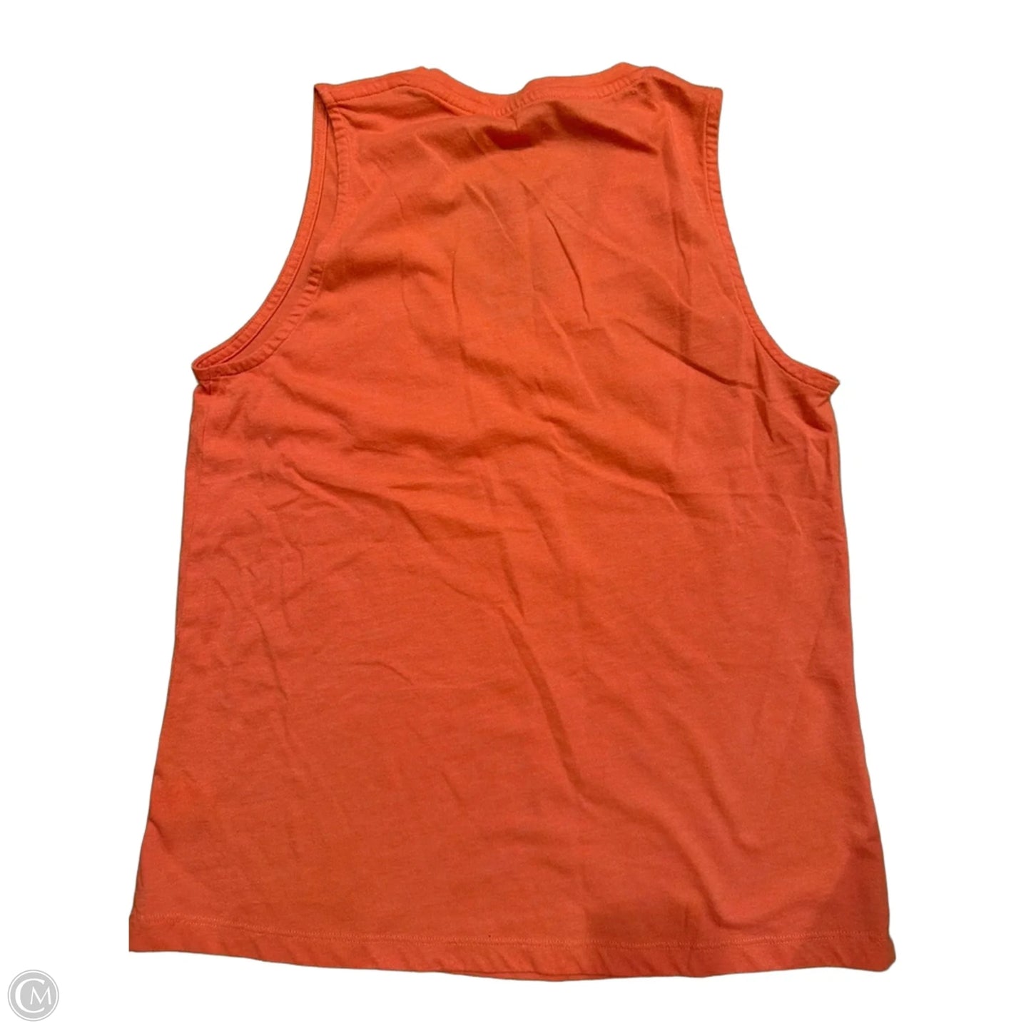 Top Sleeveless Basic By Natural Reflections In Orange, Size: M