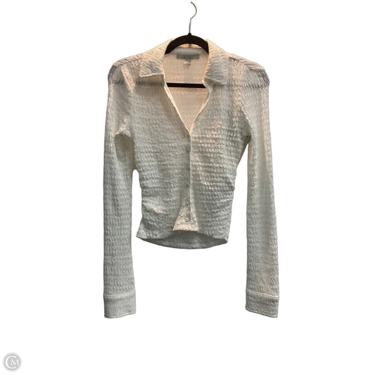 Top Long Sleeve Designer By All Saints In White, Size: Xs