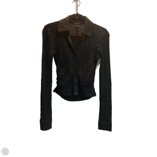 Top Long Sleeve Designer By All Saints In Black, Size: Xs