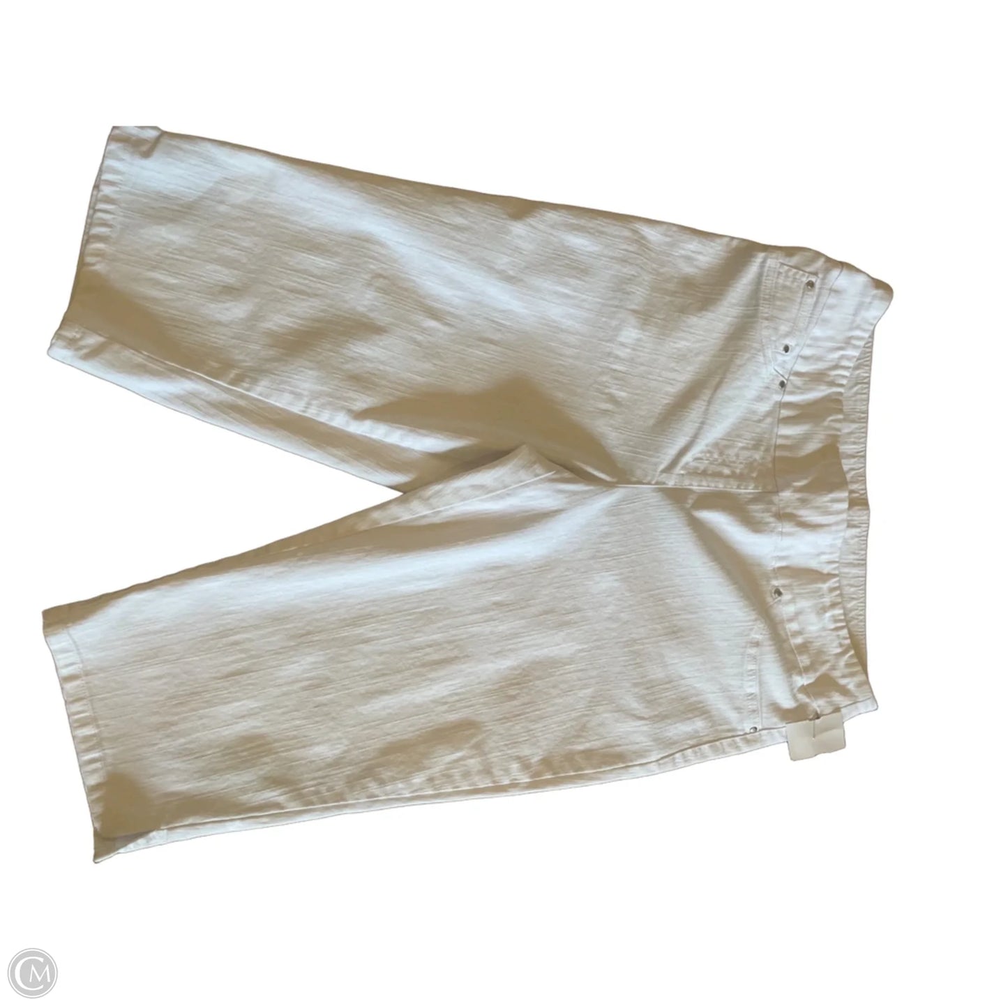 Capris By Ruby Rd In White Denim, Size: 12