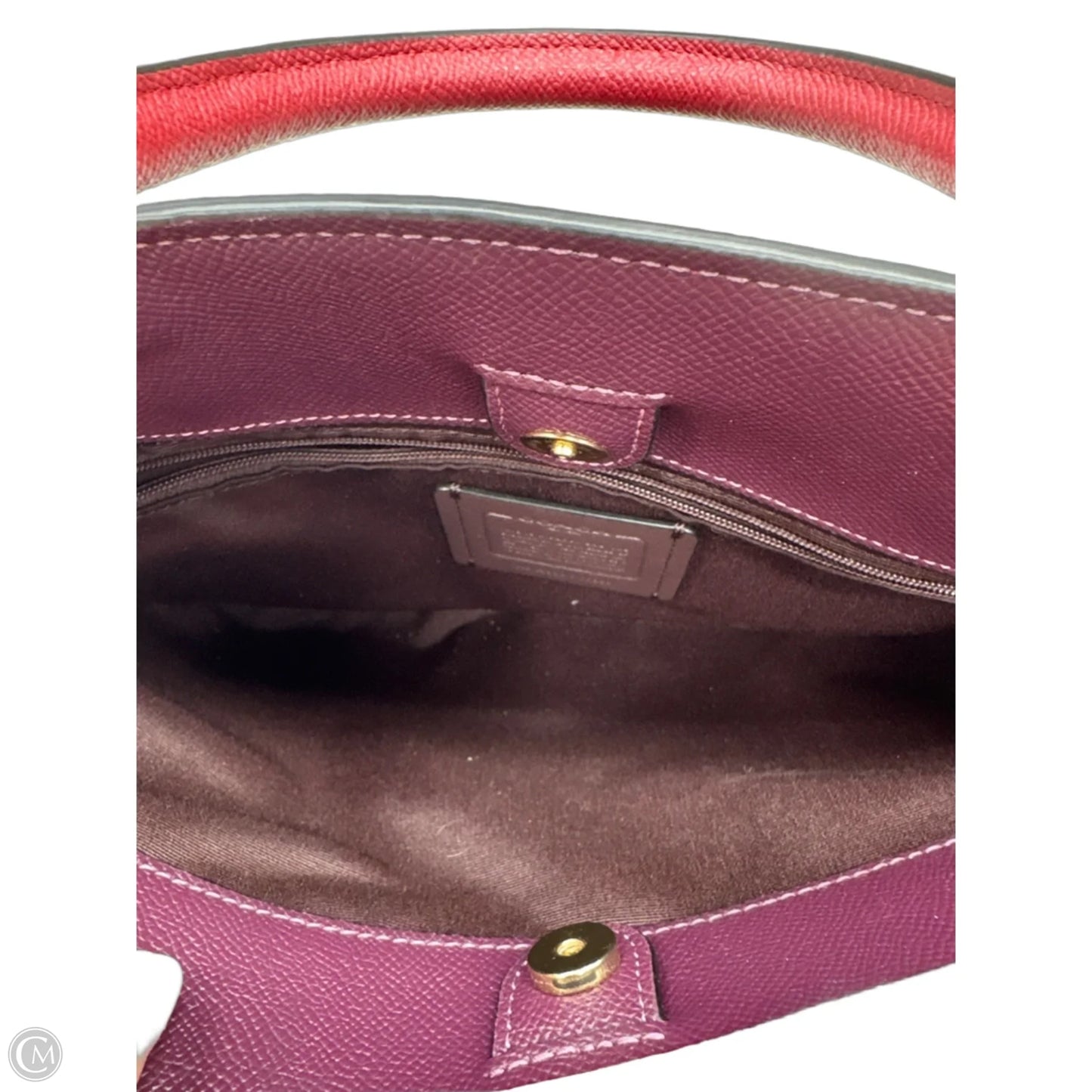 Handbag Designer By Coach, Size: Medium