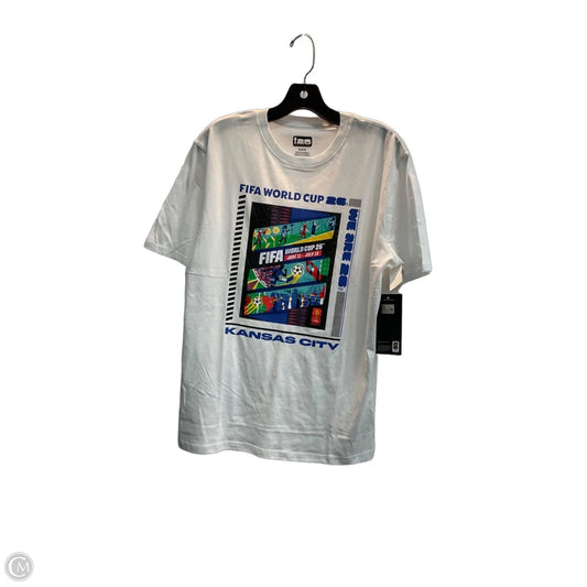 Top Short Sleeve Basic By Clothes Mentor In Multi-colored, Size: M
