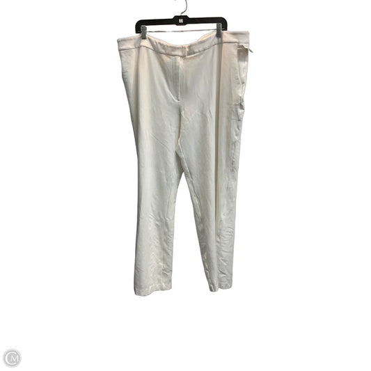 Pants Dress By Clothes Mentor In White, Size: 22