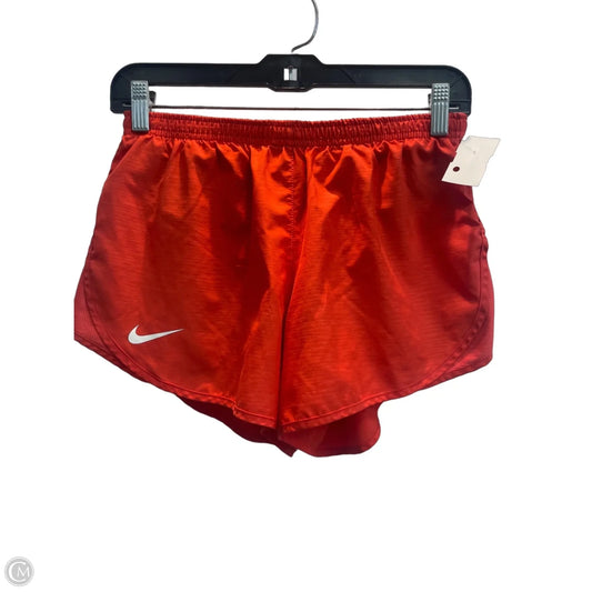 Athletic Shorts By Nike Apparel In Orange, Size: S