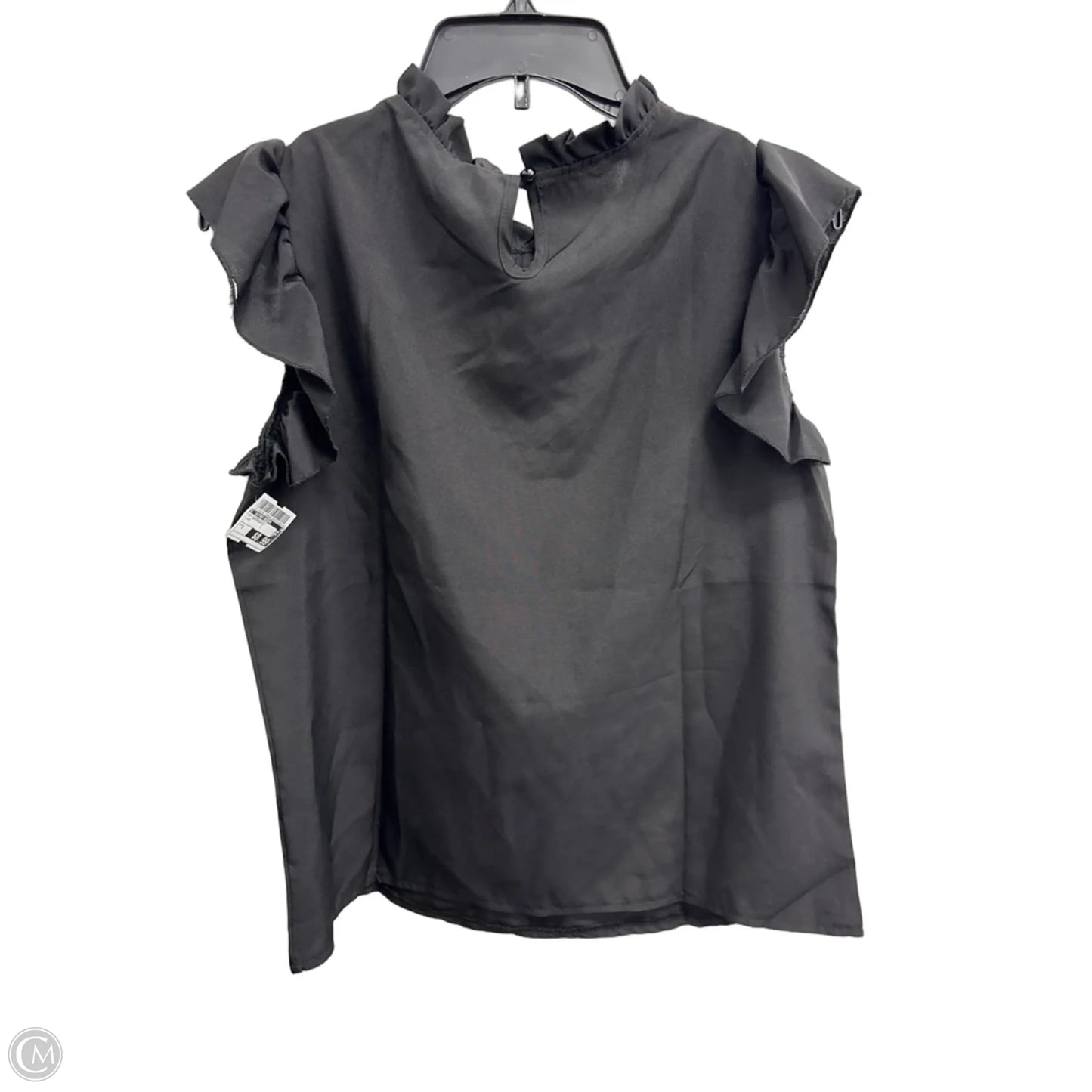 Top Sleeveless By Clothes Mentor In Black, Size: S