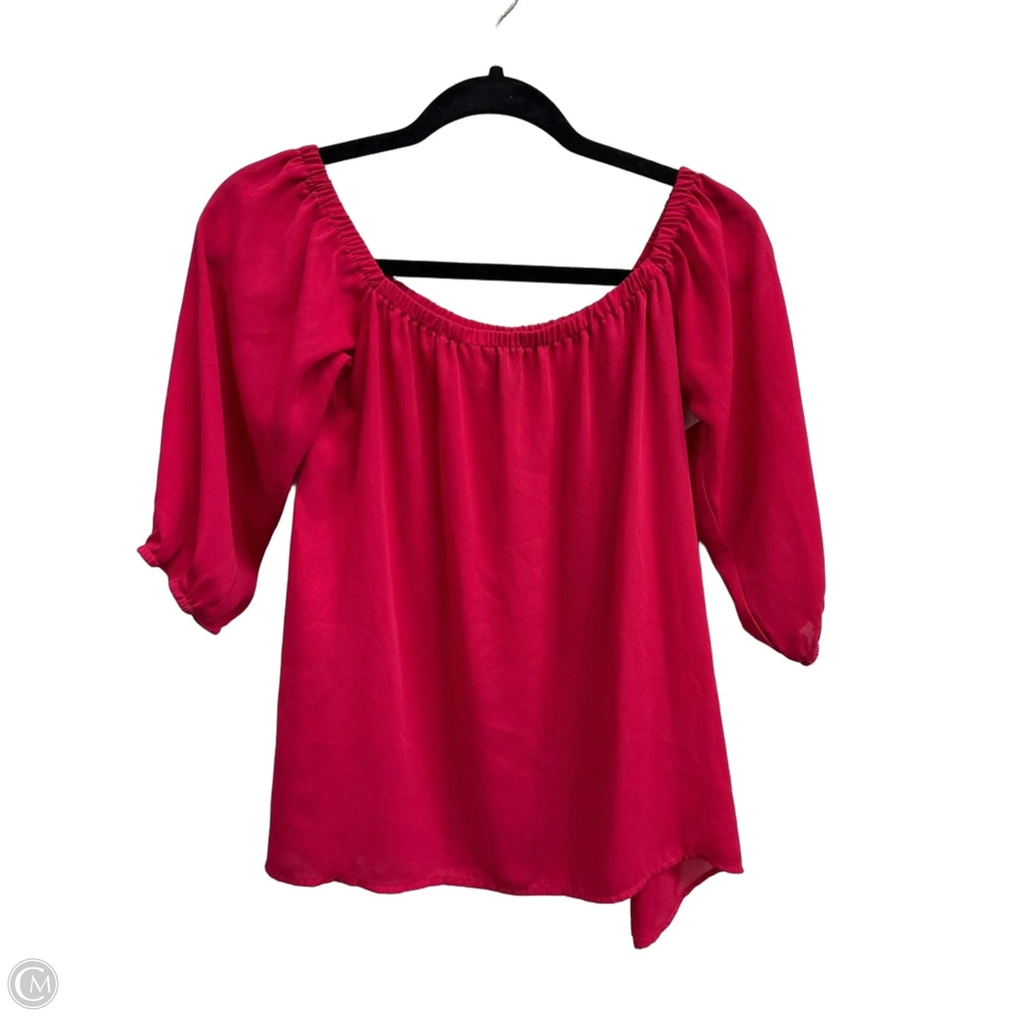 Blouse Long Sleeve By Bke In Pink, Size: M