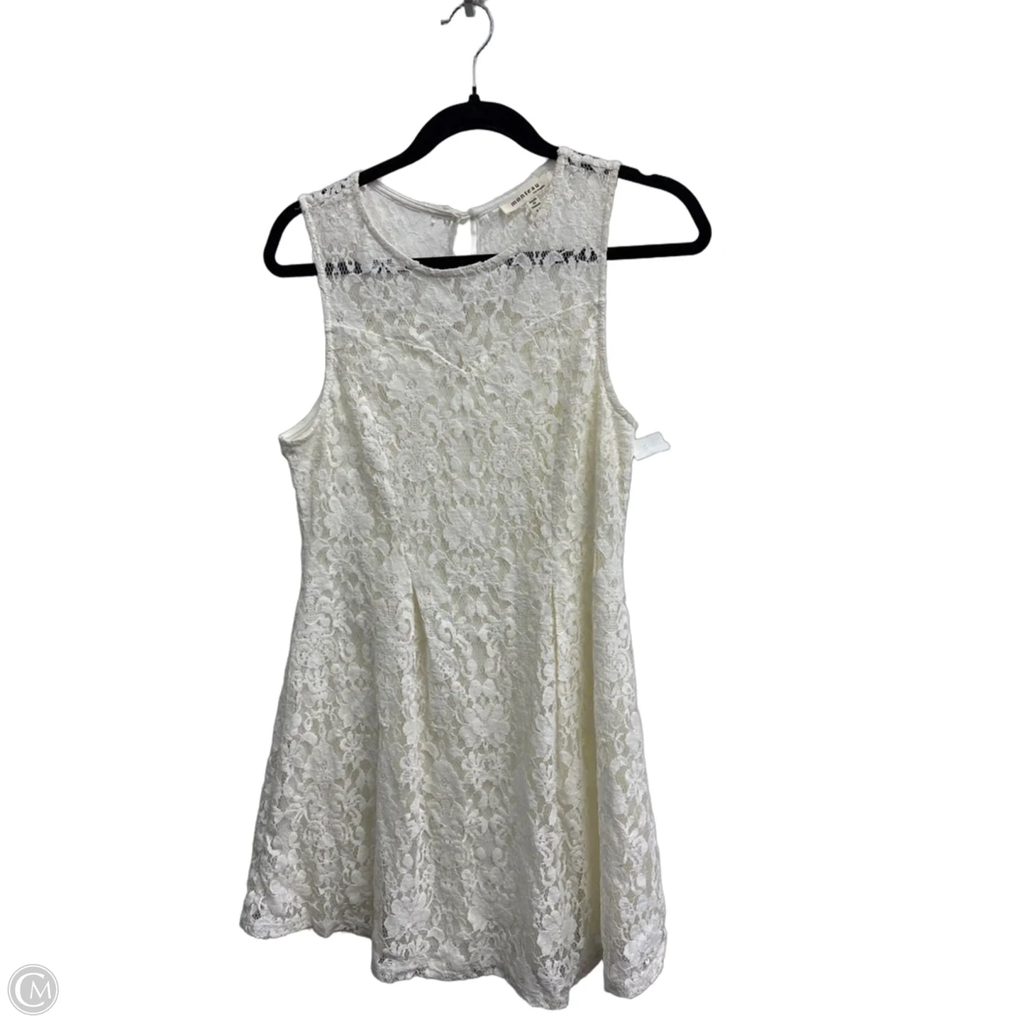 Dress Party Midi By Monteau In White, Size: M