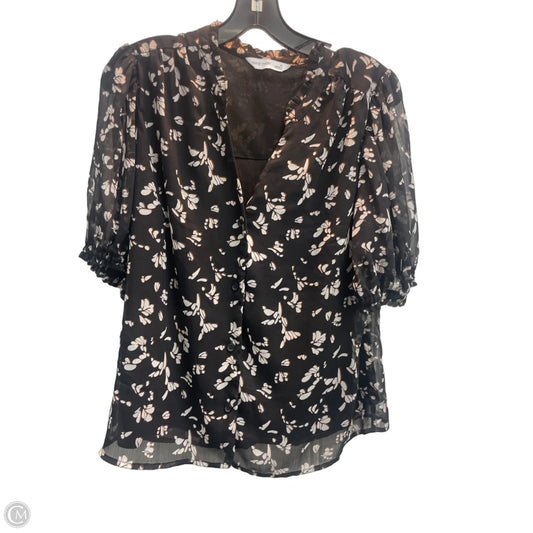 Top Short Sleeve By Nine West In Multi-colored, Size: M