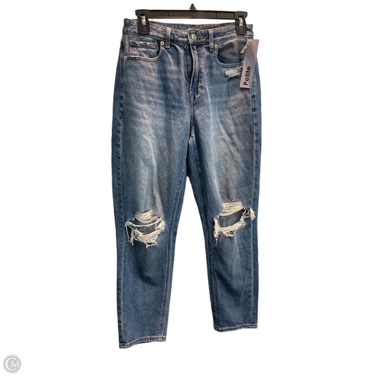 Jeans Straight By American Eagle In Blue, Size: 2p