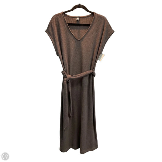 Dress Casual Maxi By Old Navy In Brown, Size: M