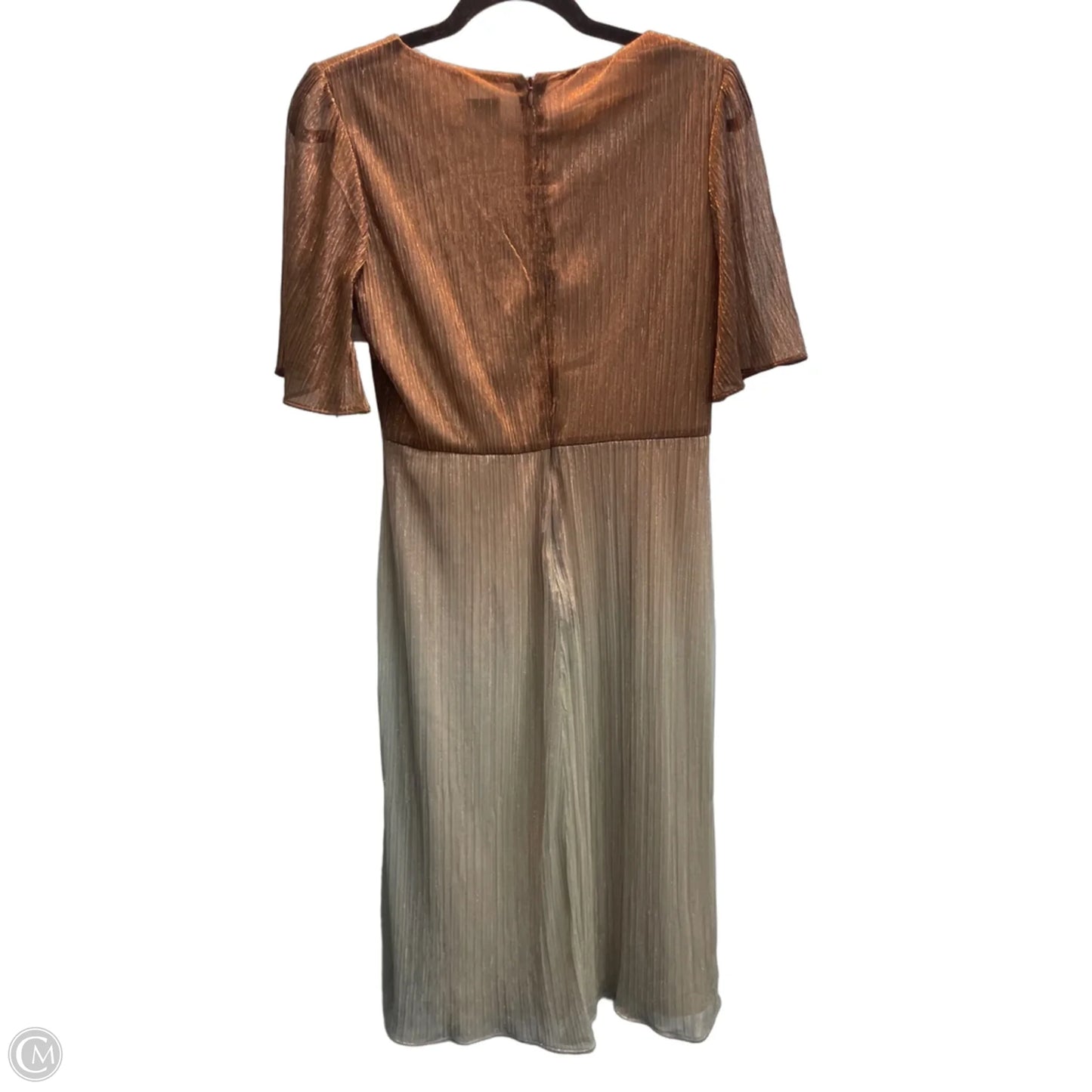 Dress Party Midi By Taylor In Ombre Print, Size: M