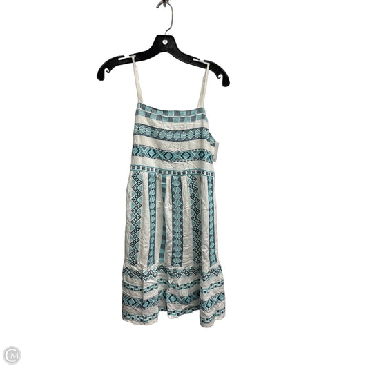 Dress Casual Short By Savanna Jane In Blue & White, Size: S