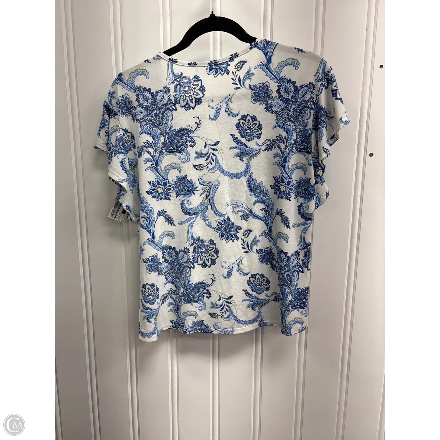 Top Short Sleeve By Clothes Mentor In Floral Print, Size: S