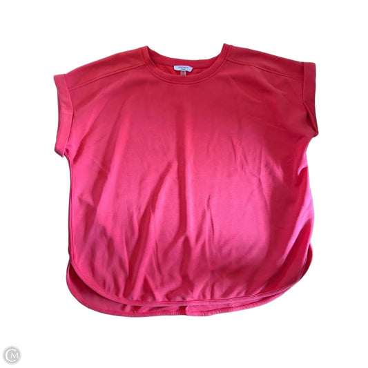 Top Short Sleeve By Cable And Gauge In Red, Size: 1x