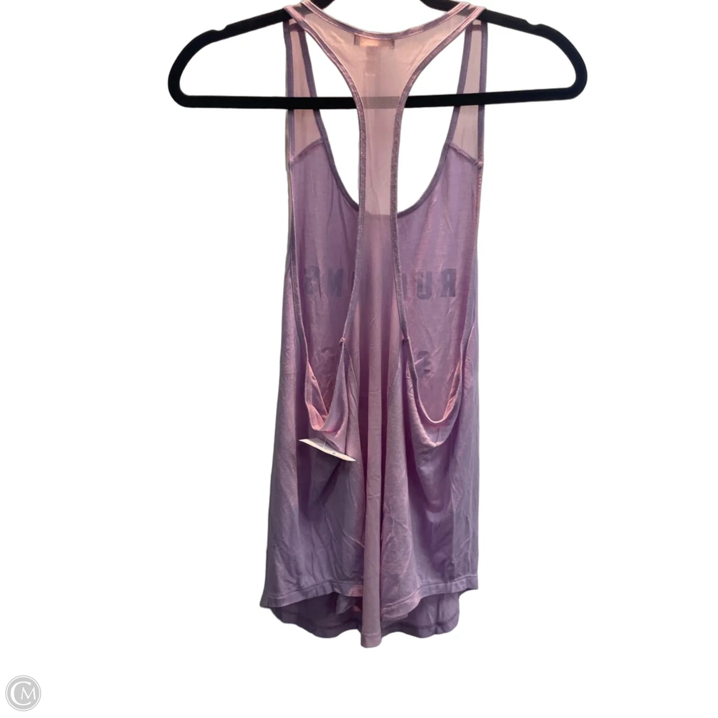 Athletic Tank Top By Pink In Purple, Size: S