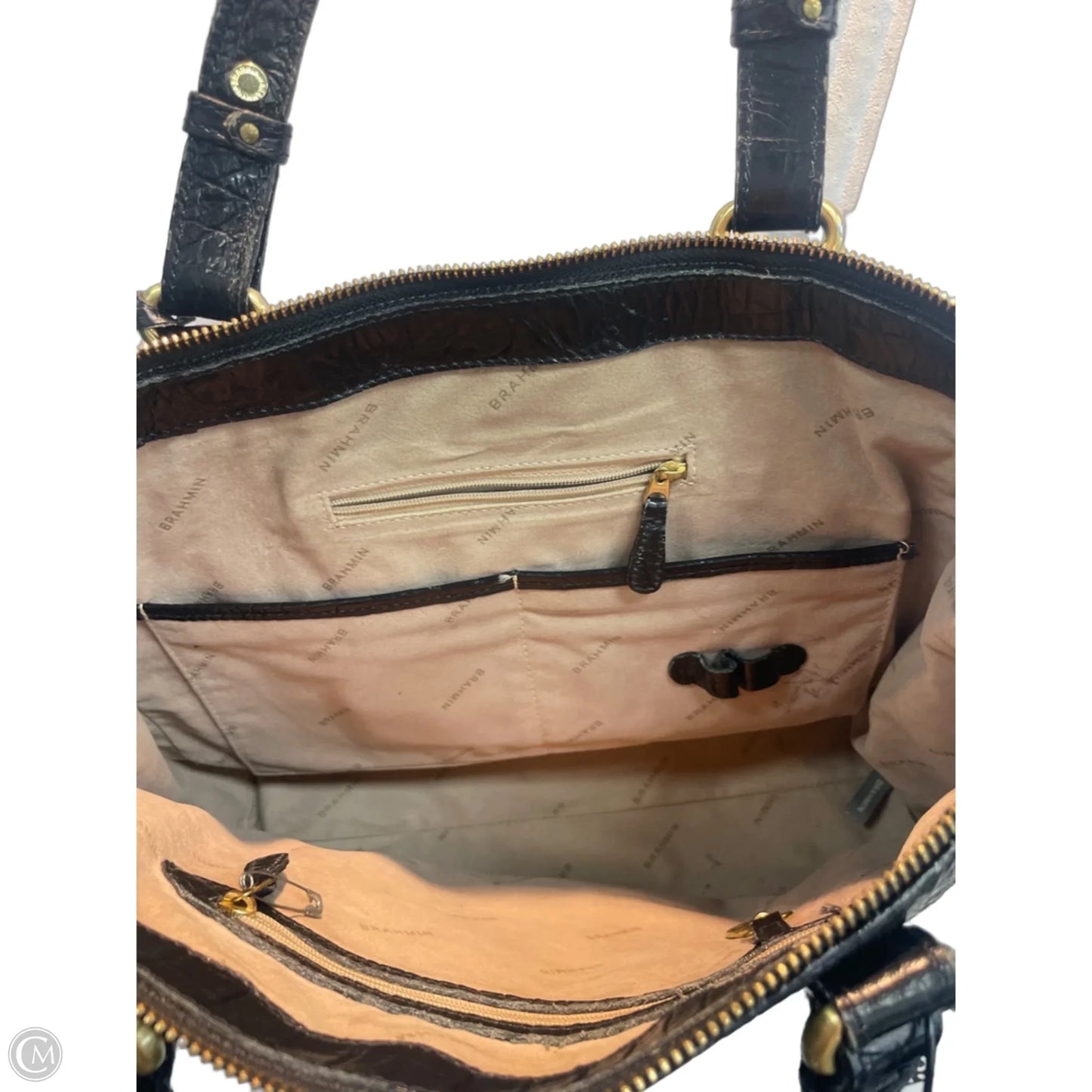 Handbag Designer By Brahmin, Size: Medium