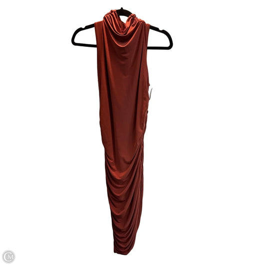 Dress Party Long By Express In Brown, Size: S