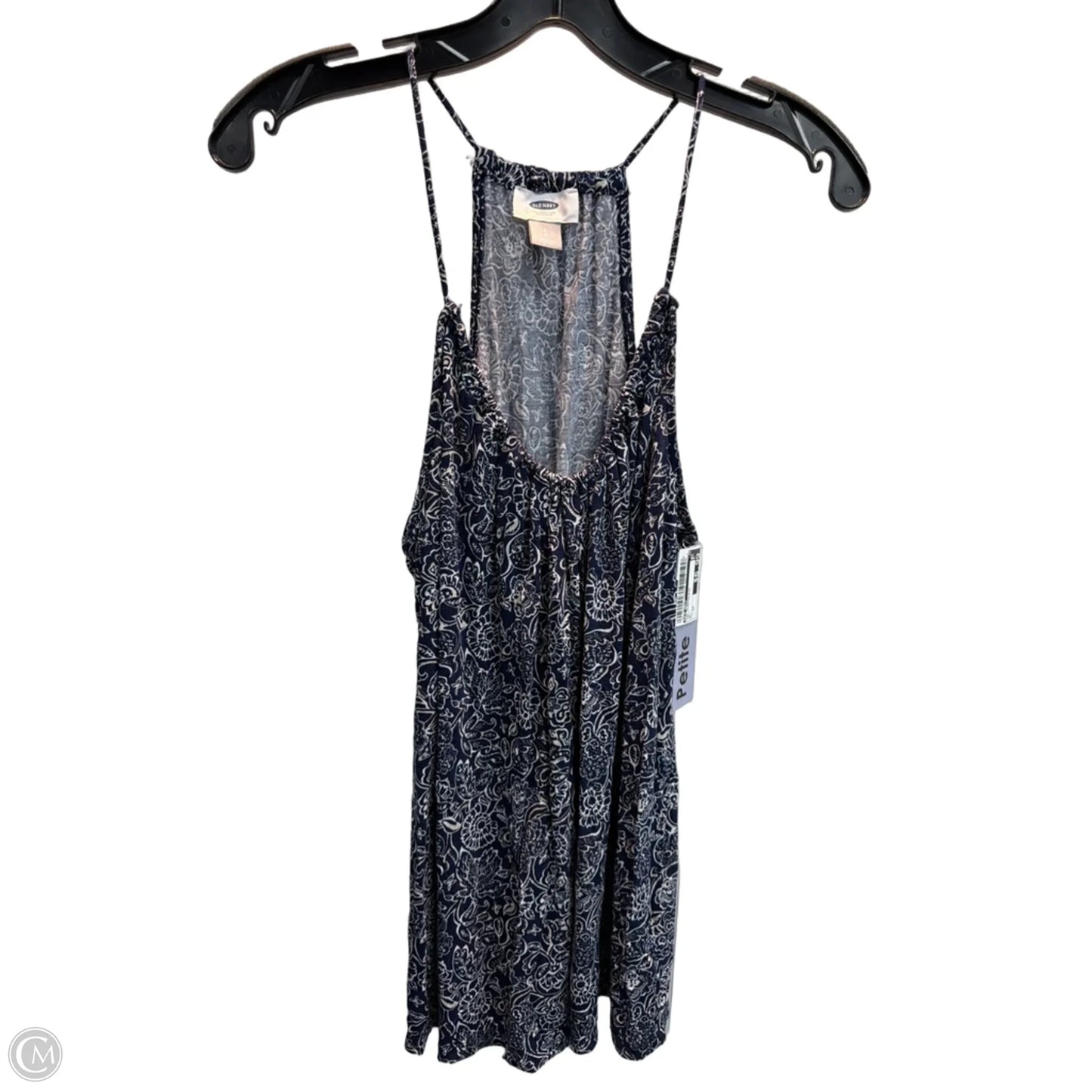 Top Sleeveless By Old Navy In Navy, Size: Sp