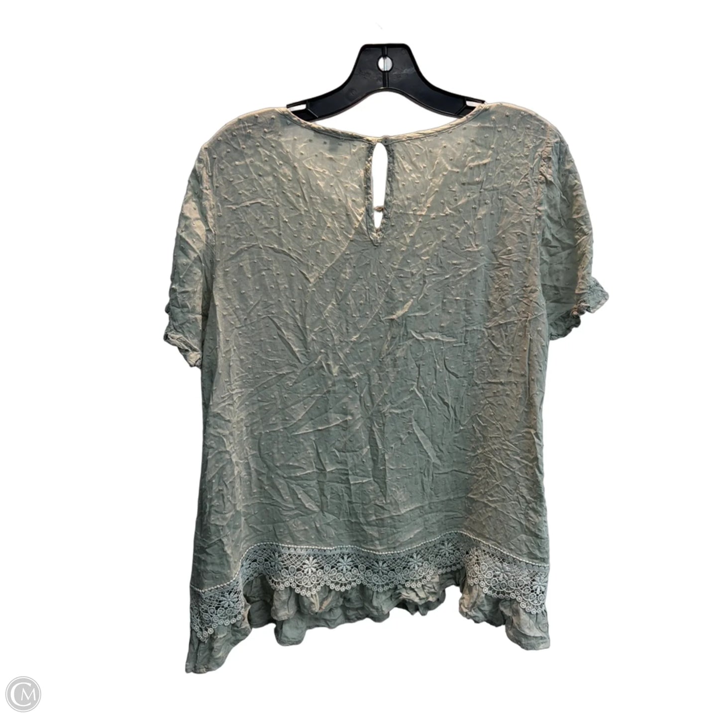 Top Short Sleeve By Jodifl In Green, Size: S