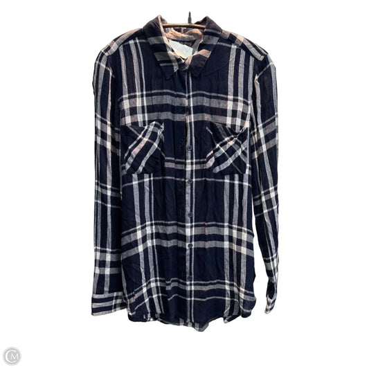 Top Long Sleeve By Lucky Brand In Navy, Size: S