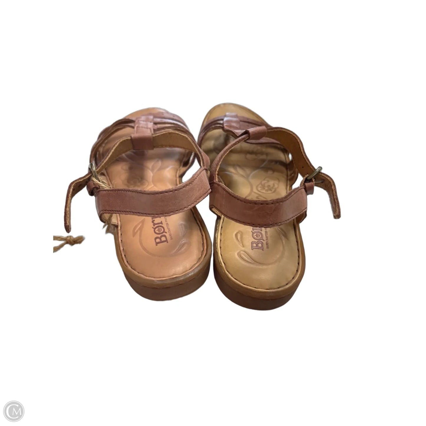 Sandals Flats By Born In Brown, Size: 8