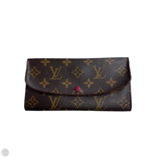 Wallet Luxury Designer By Louis Vuitton, Size: Medium
