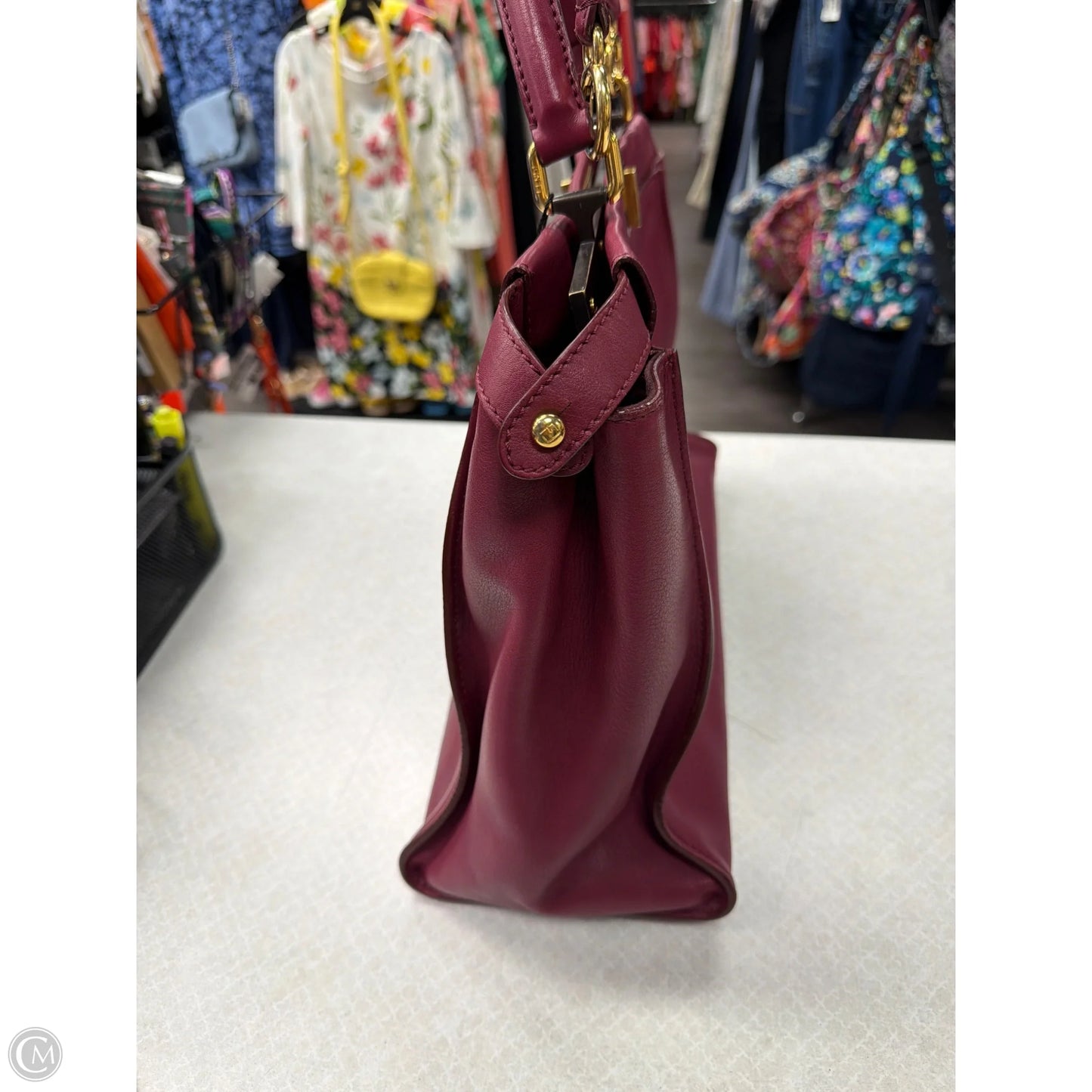 Handbag Luxury Designer By Fendi, Size: Large