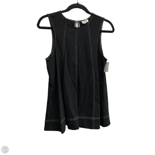 Top Sleeveless By Ana In Black, Size: M